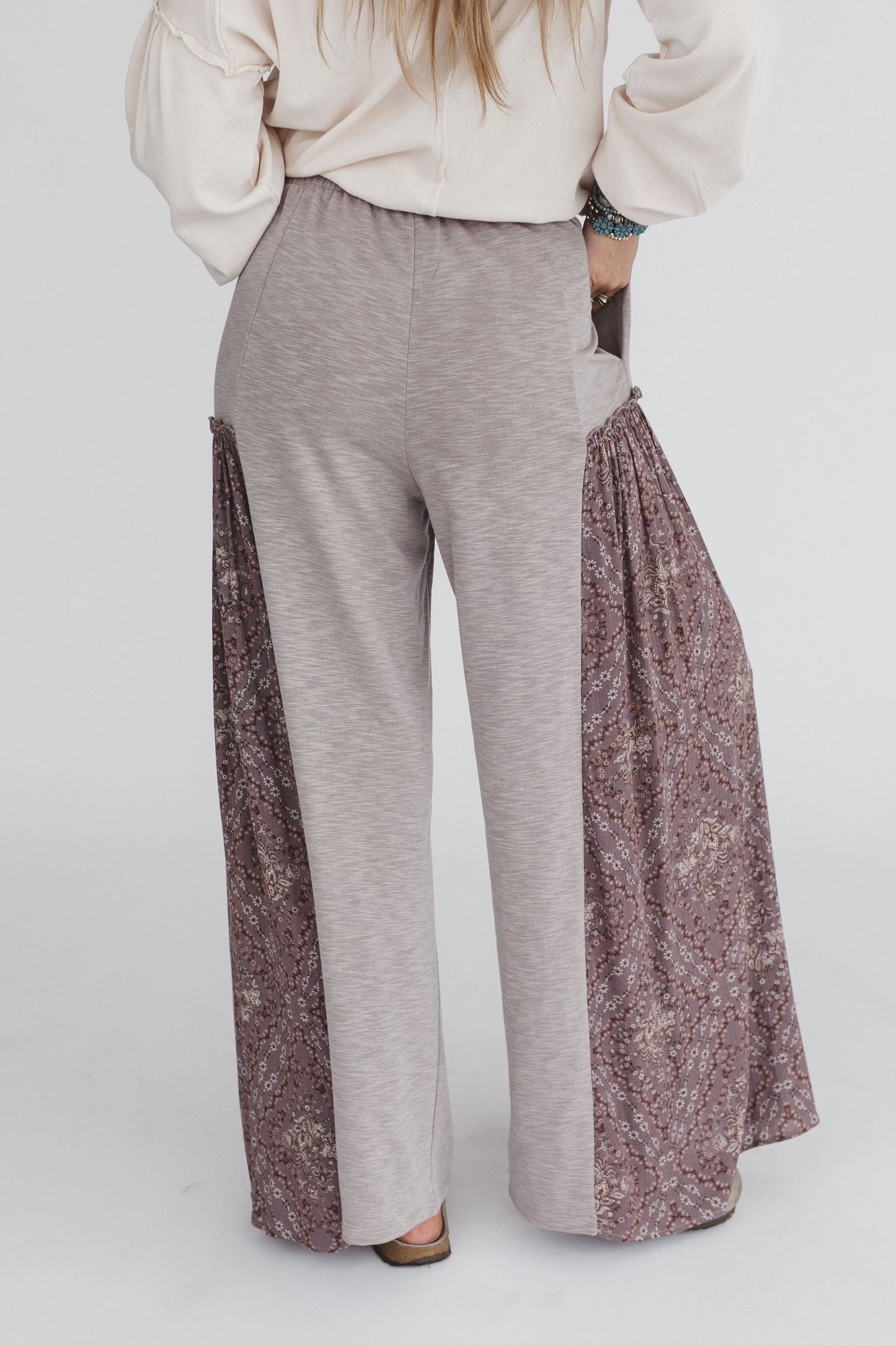 The Nest Cozy Haven Pants - Brown Grey