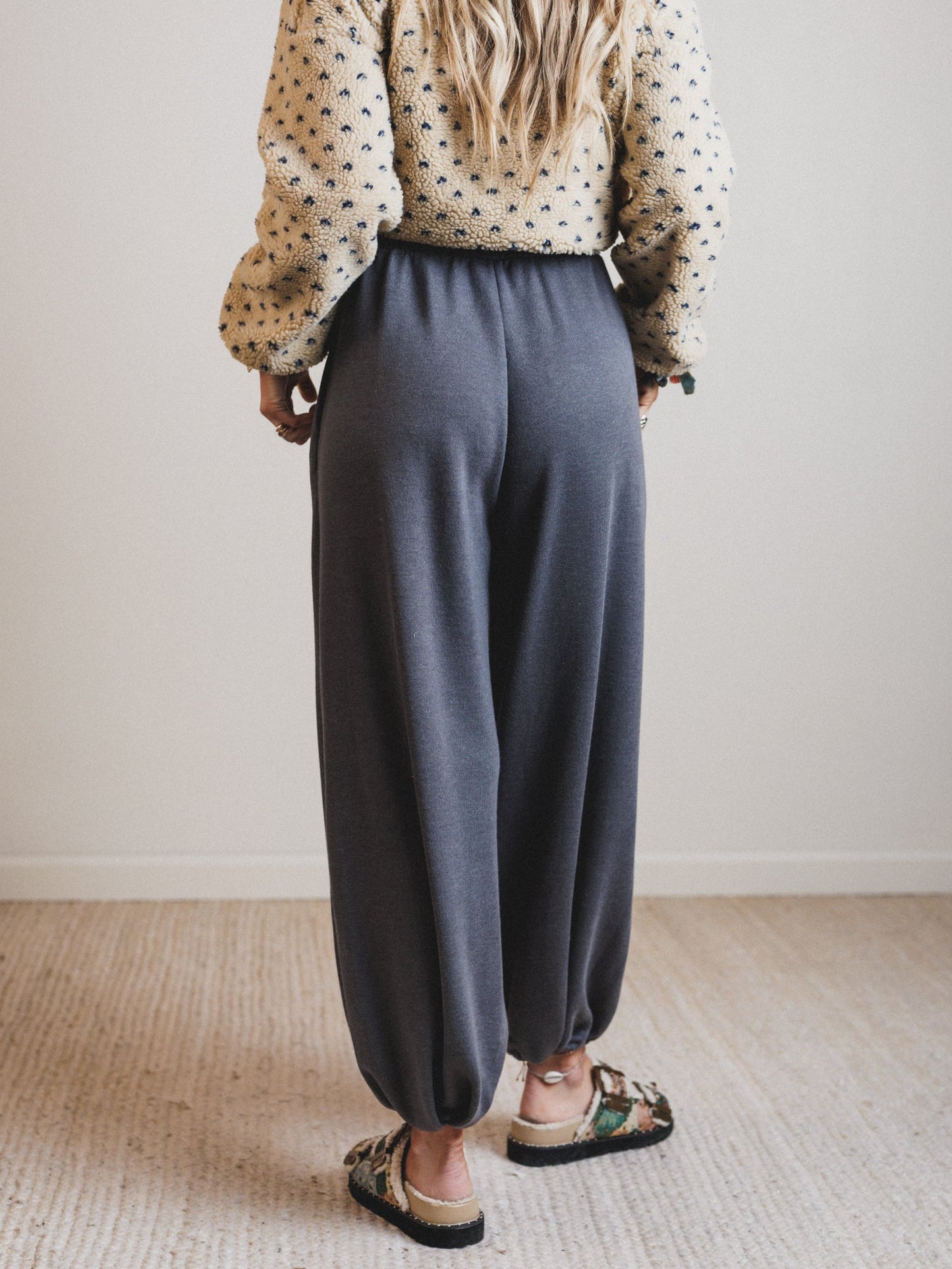 The Nest Laid Back Love Jogger Pants - Charcoal