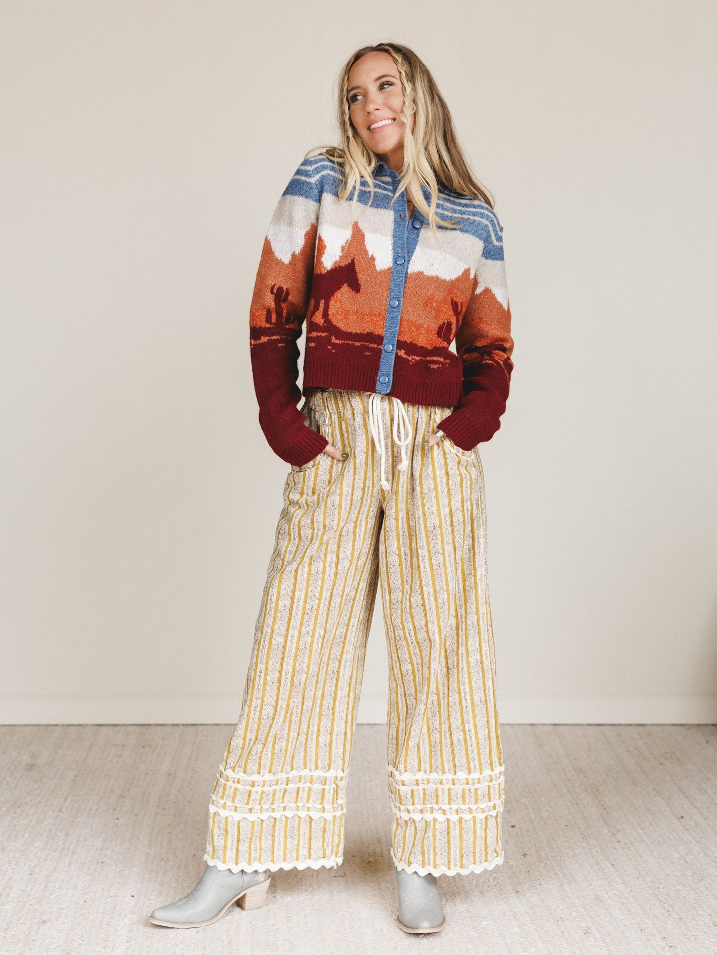 Sweet Country Wide Leg Pants - Mustard