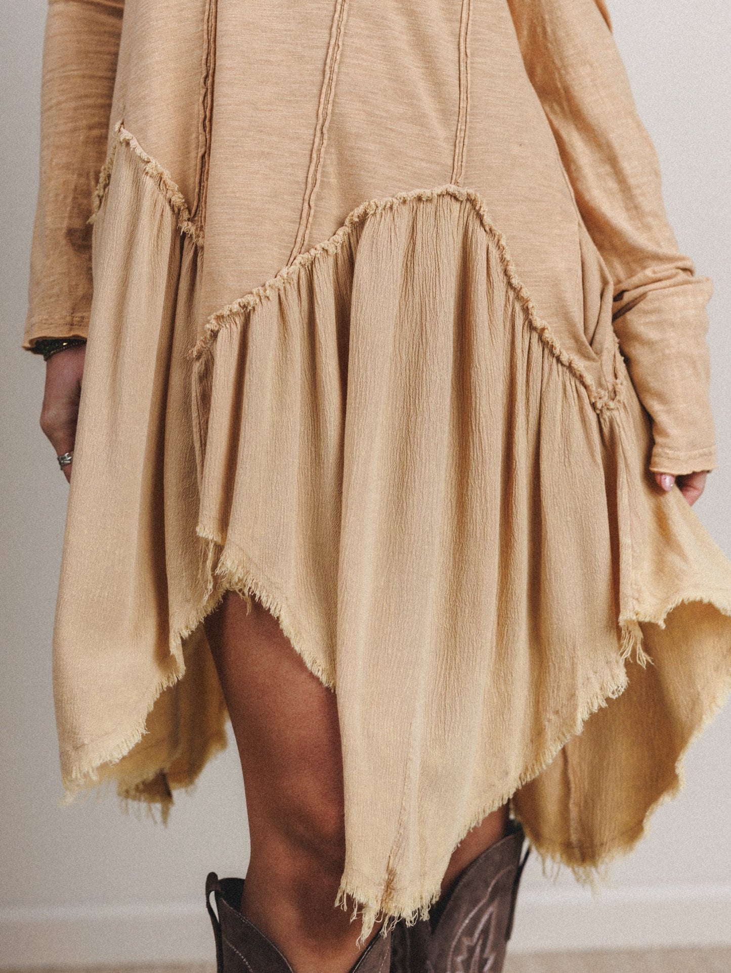 Full of Hope Dress - Biscuit