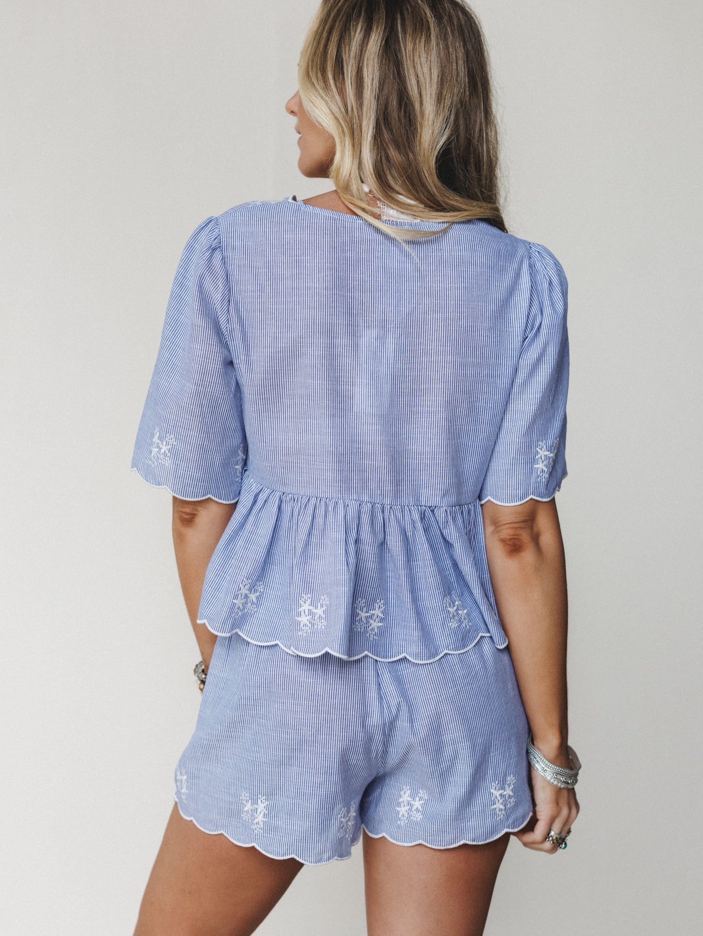 Soft Beginnings Shorts
- Blue White