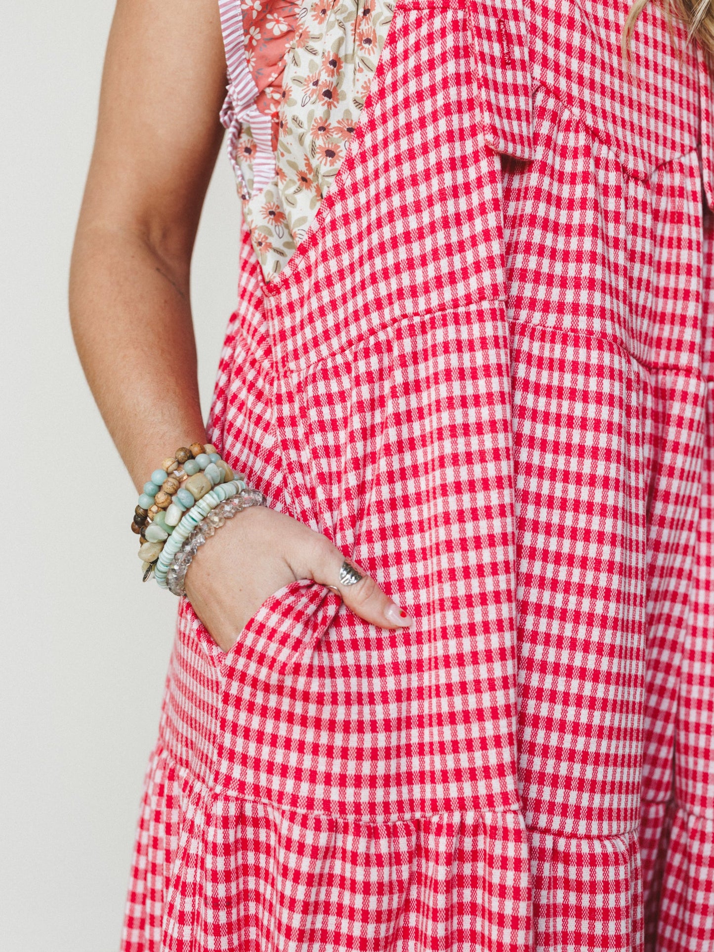 The Nest Under The Palms Dress - Red