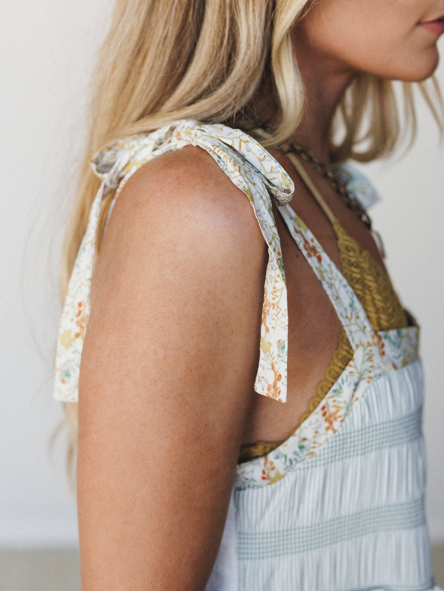 Patchwork Fantasy Dress - Ivory Multi