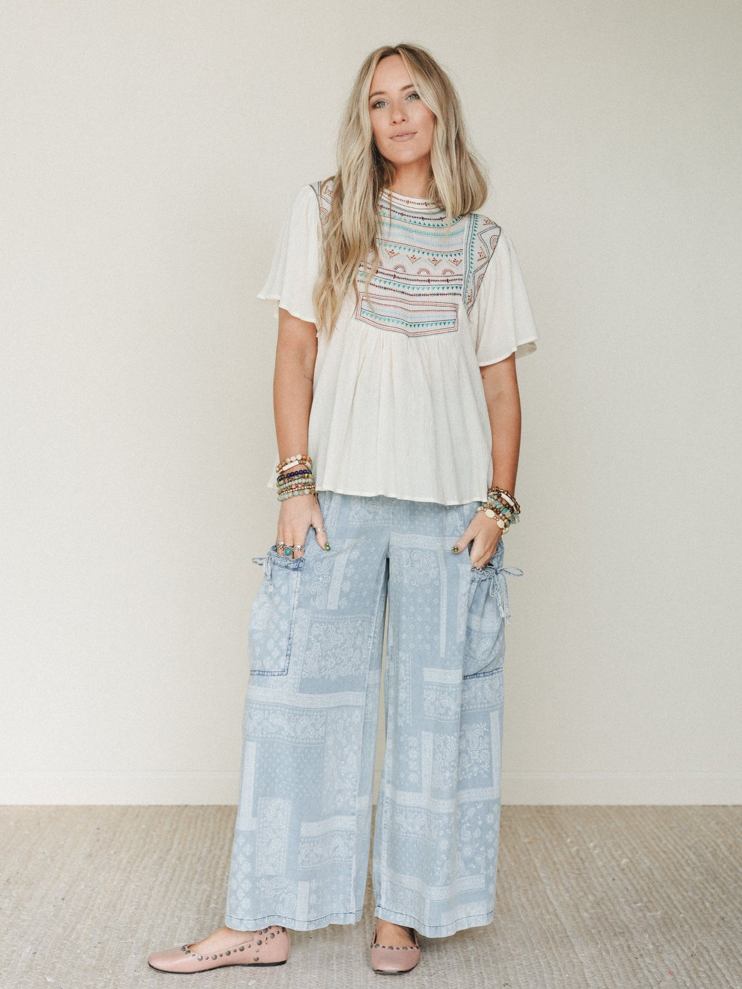 Time to Arrive Pants - Light Denim