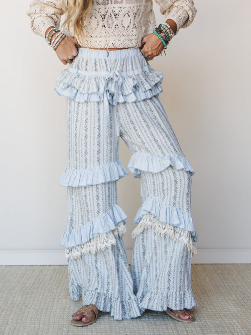 French Truffle Pants - Light Blue