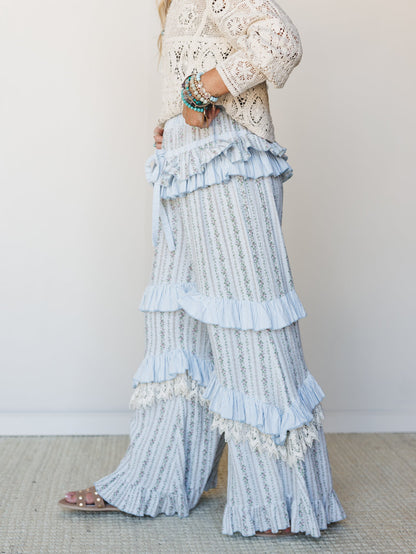 French Truffle Pants - Light Blue