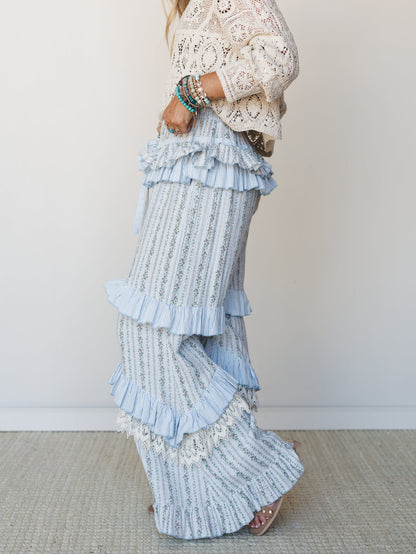 French Truffle Pants - Light Blue