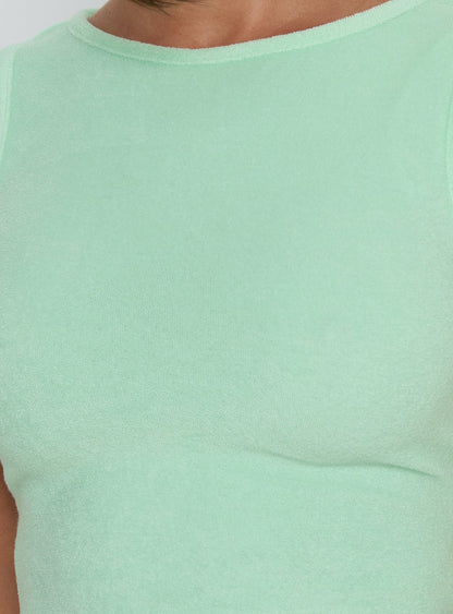 Henree Terry Set Mint Green