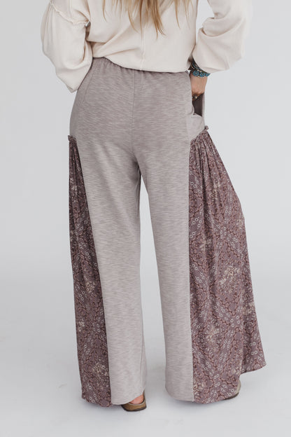 The Nest Cozy Haven Pants - Brown Grey