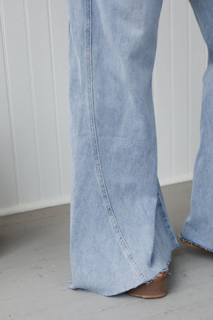 The Nest Cali Dream Denim Overalls - Light Wash