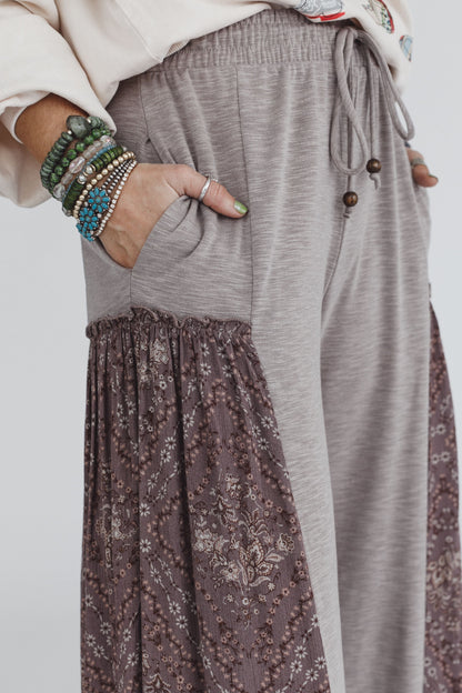 The Nest Cozy Haven Pants - Brown Grey