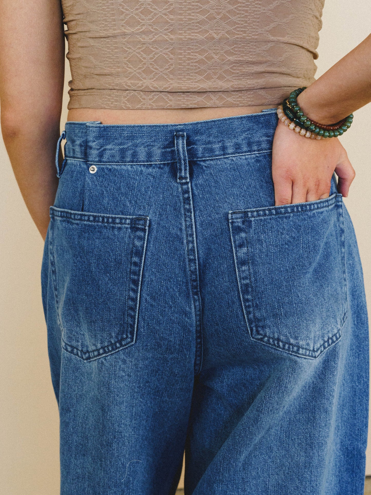 Jenny Cool Trouser Jeans - Denim Blue