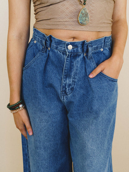 Jenny Cool Trouser Jeans - Denim Blue