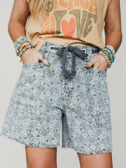 Paisley Parade Shorts - Paisley