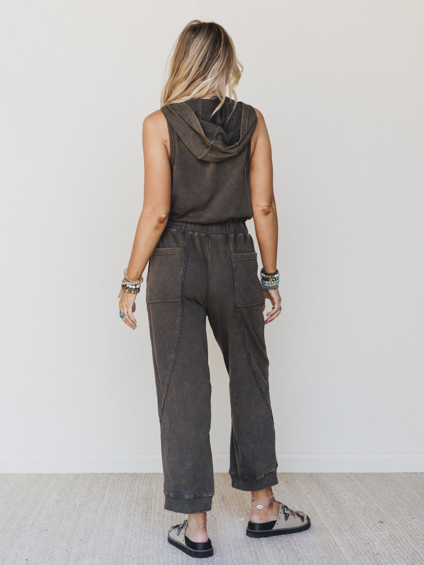 Ryder Hooded Jumpsuit - Ash