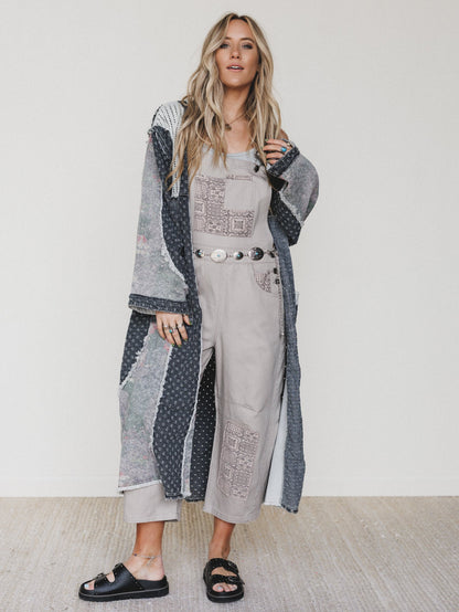 The Nest Easy Sunday Overalls - Taupe