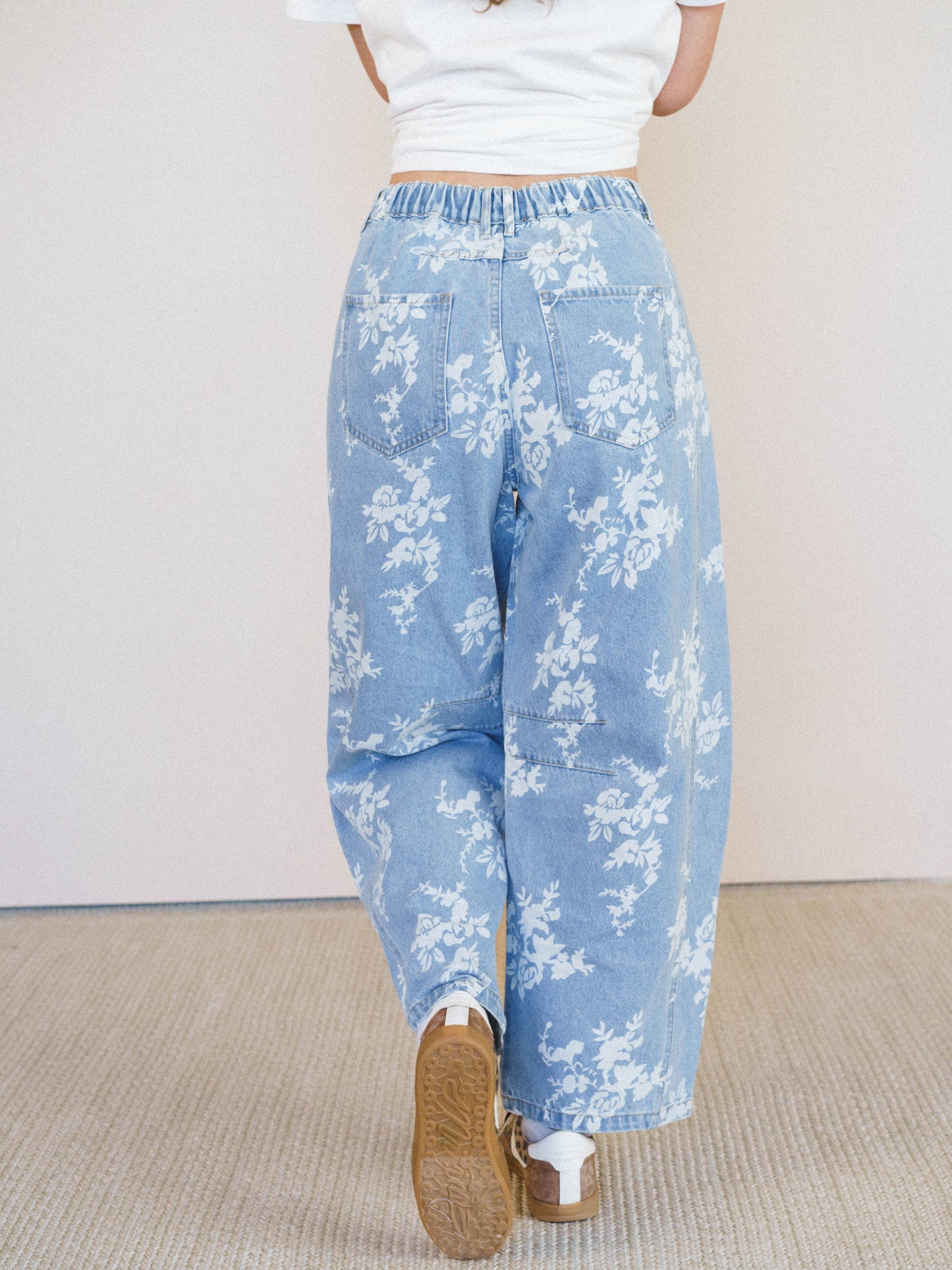 Opal Meadow Barrel Jeans - Denim