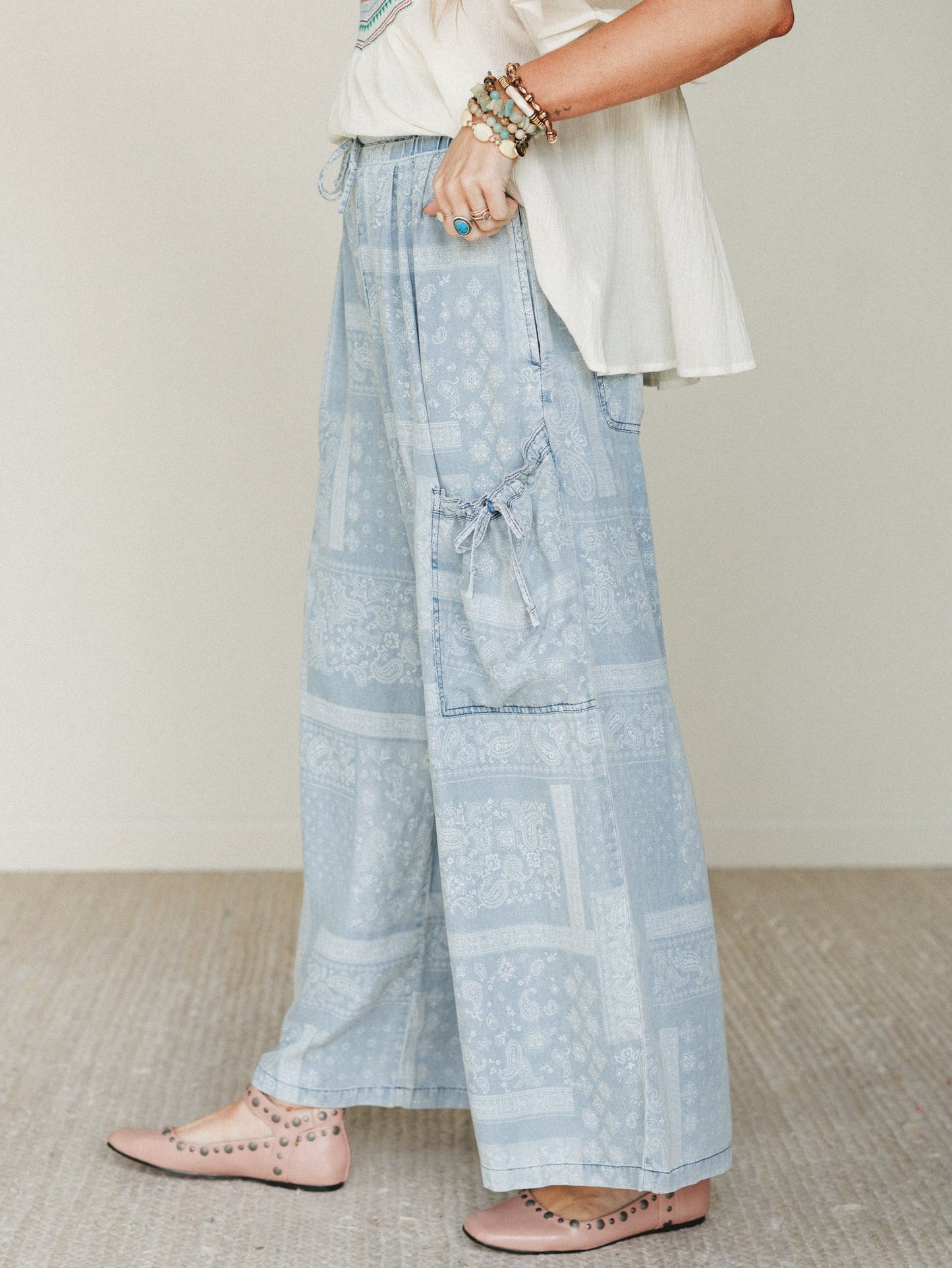 Time to Arrive Pants  - Light Denim
