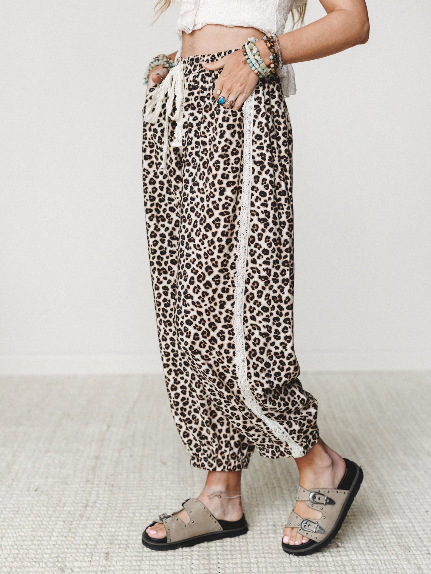 Wild Love Pants - Leopard