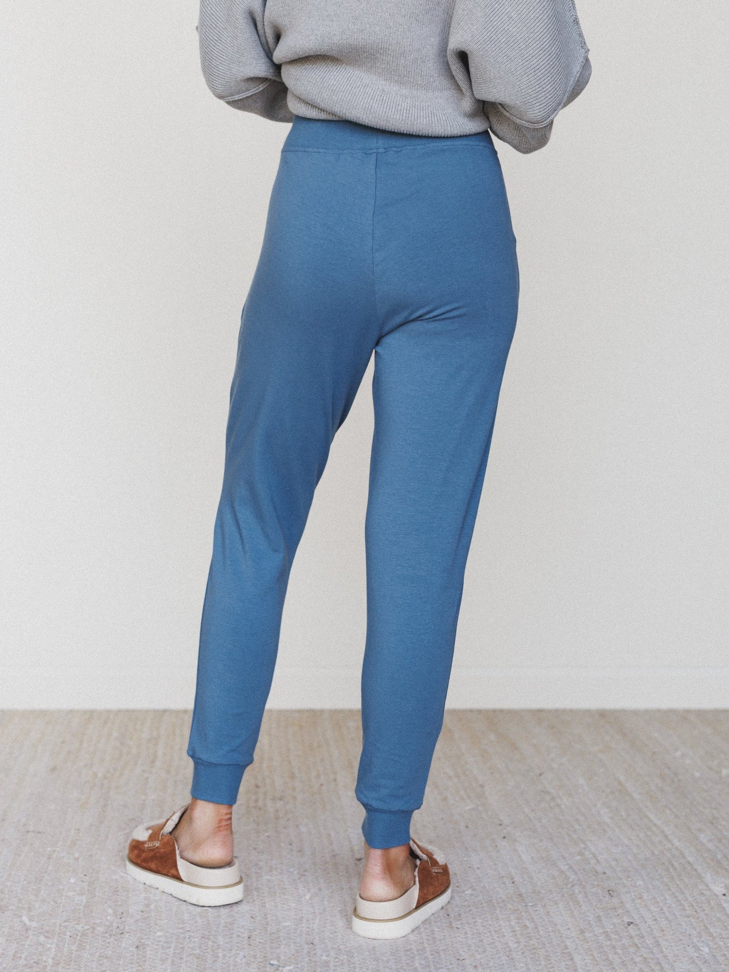 Dani Jogger Lounge Pant - Dusty Blue