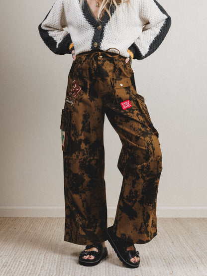 Cowgirl Song Cargo Pants - Golden Brown