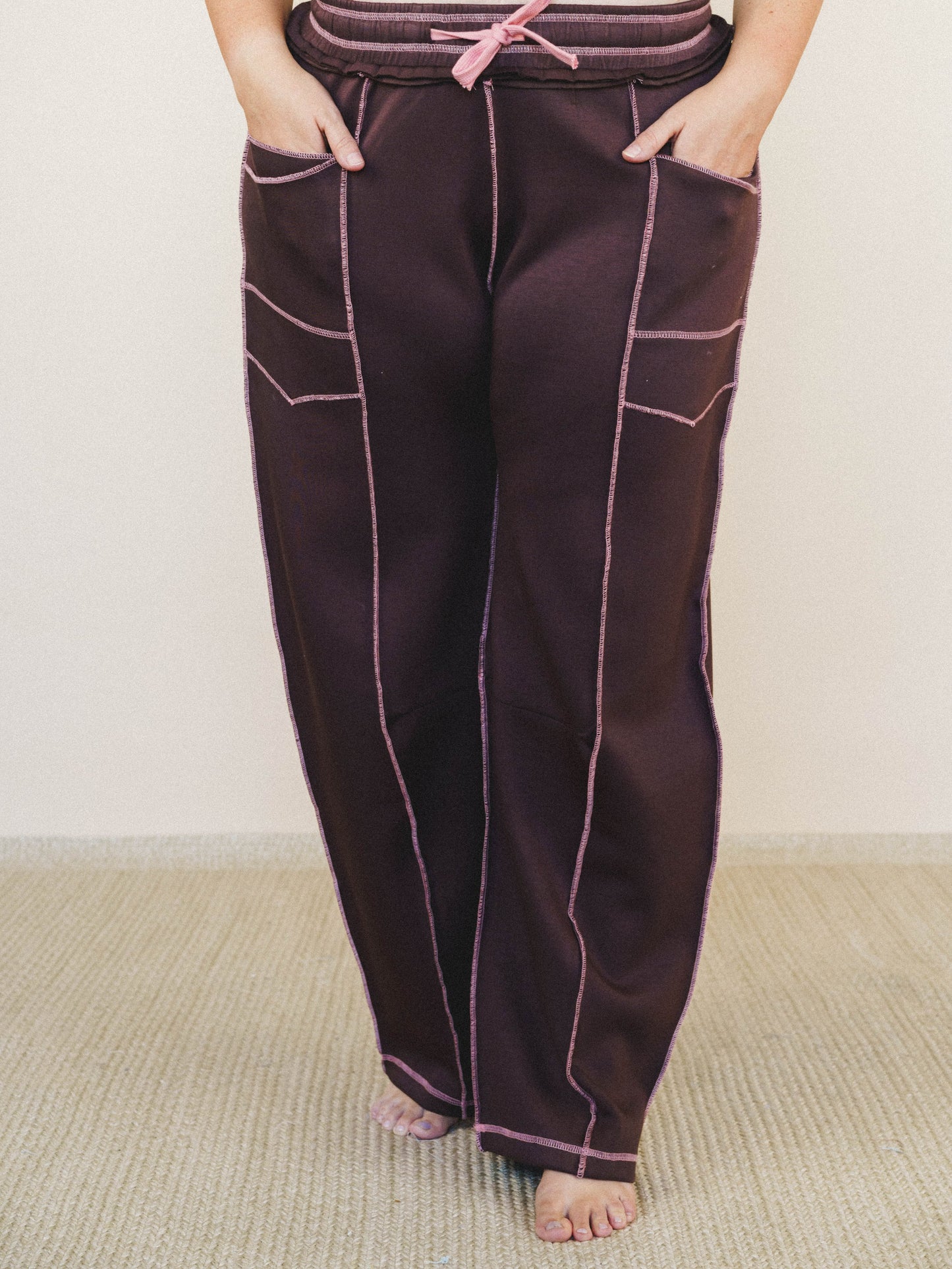 Lounge Hour Pants - Mocha Brown