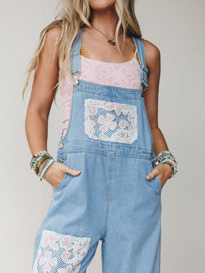 Sweet Pea Jumpsuit - Light Denim