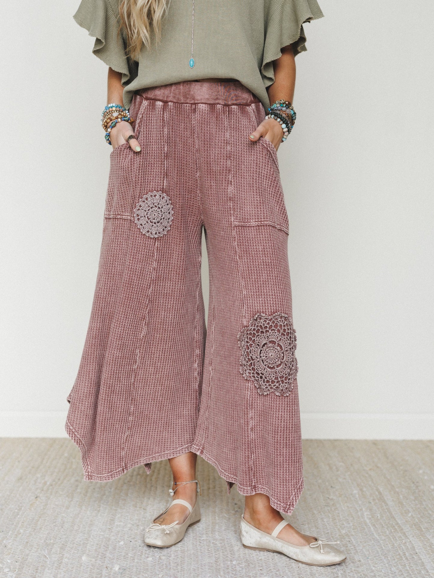 Art of it All Flowy Pants - Chocolate