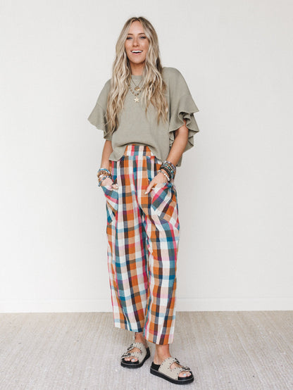 Wild Roams Pants - Rose Teal