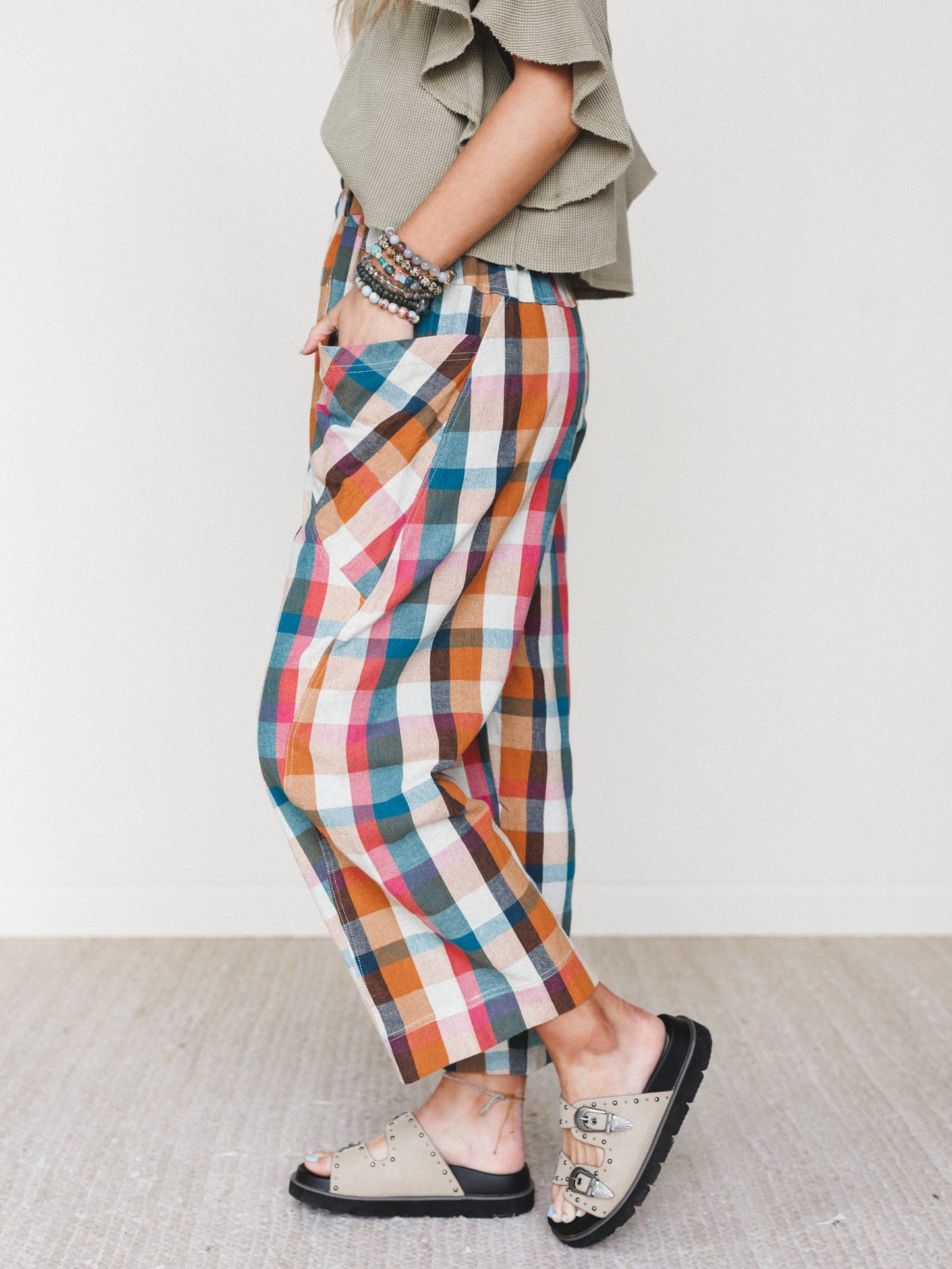 Wild Roams Pants - Rose Teal