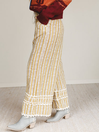 Sweet Country Wide Leg Pants - Mustard