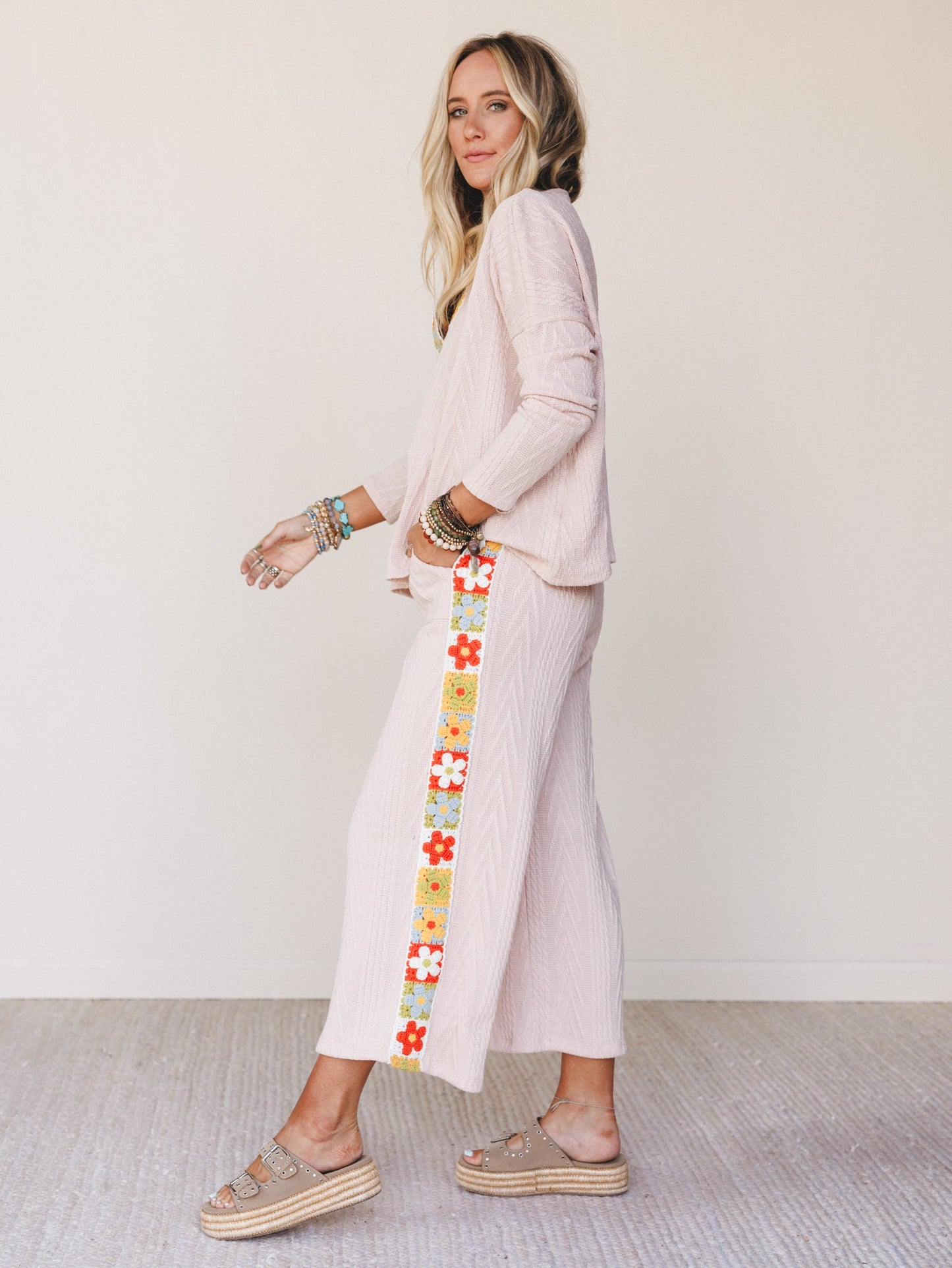 The Nest Midday Light Wide Leg Pant - Taupe