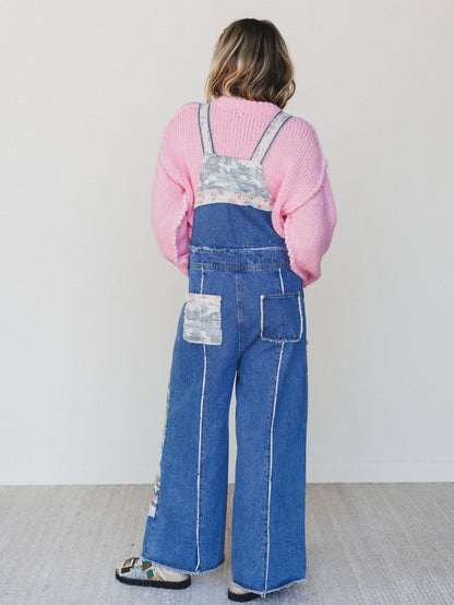 Tried And True Denim Overalls - Camo