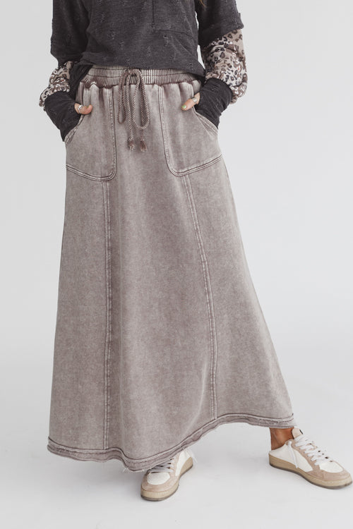 Journie Maxi Skirt - Mocha