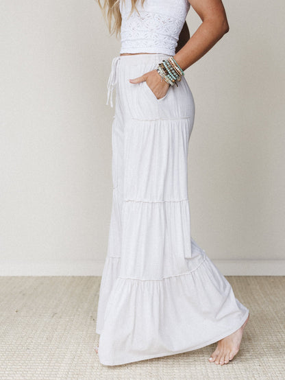 Full of Soul Wide Leg Pants - Natural