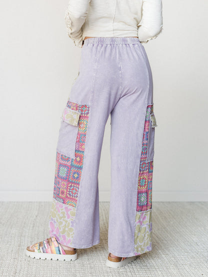 Desert Collage Pants - Moonbeam