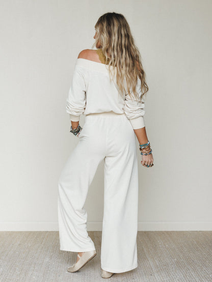 Relaxed Era Jumpsuit - Ecru