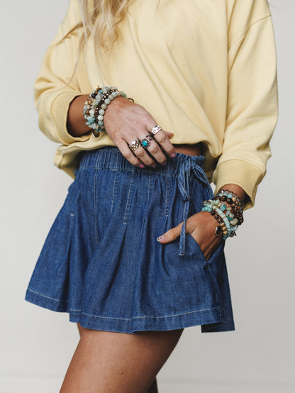 Instant Classic Shorts - Dark Denim