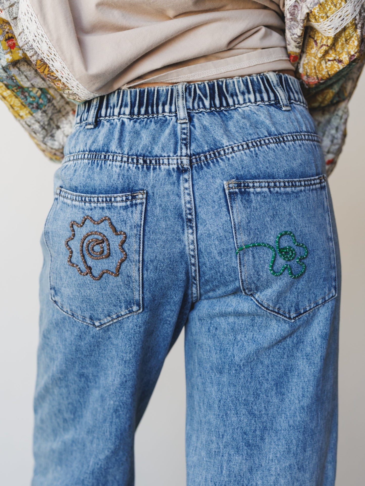 Daisy Hearth Jeans - Denim