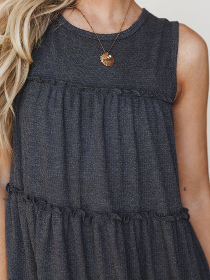 The Nest Dreamy Tiers Dress - Black