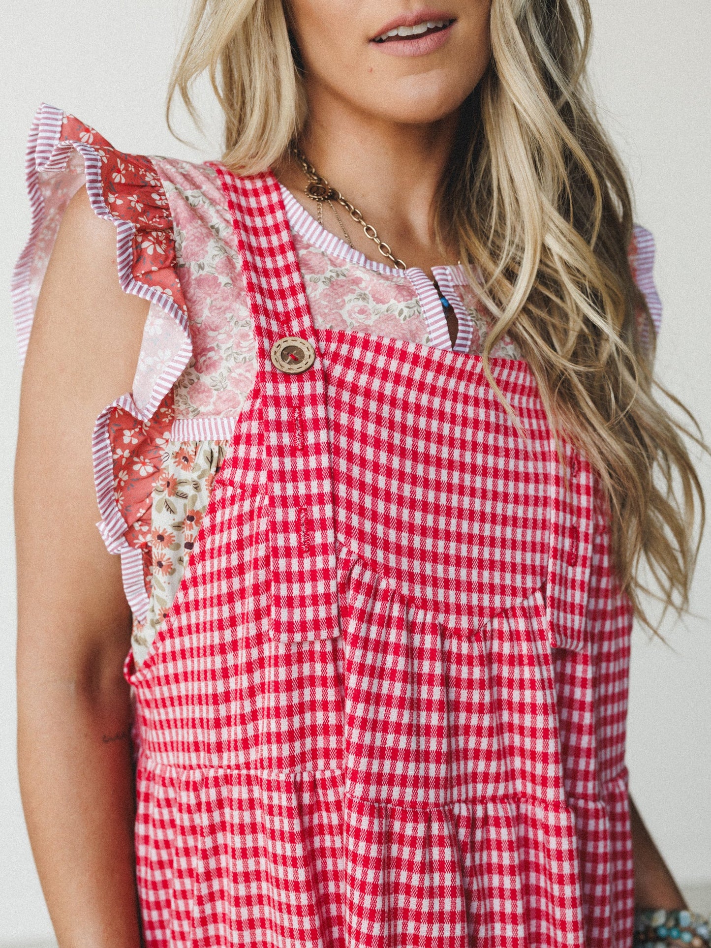 The Nest Under The Palms Dress - Red