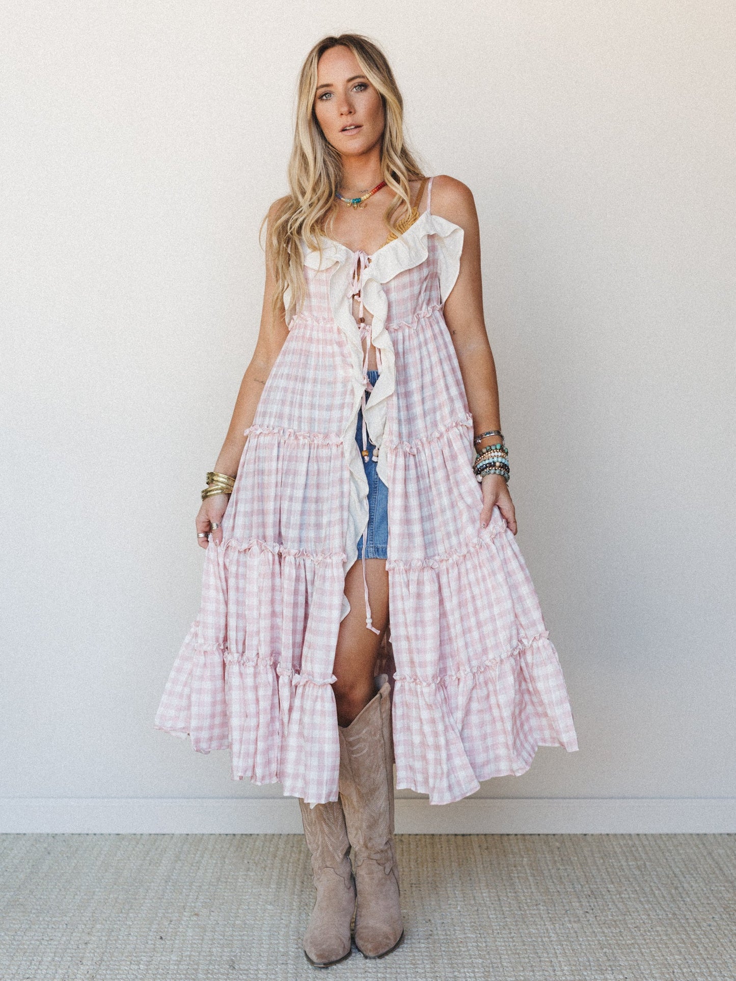 Truffles and Ruffles Dress - Pink
