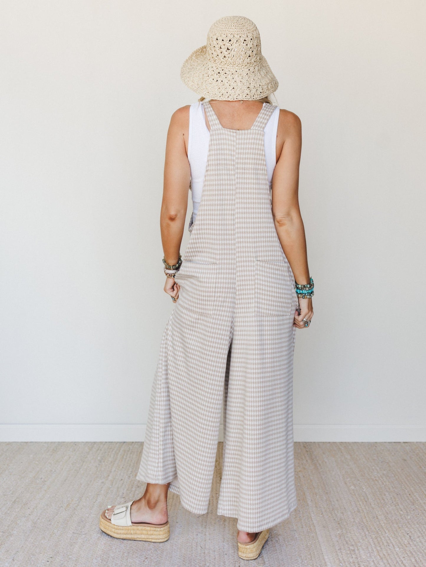 The Nest Under The Palms Jumpsuit - Sand