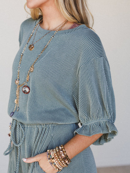 The Nest Open Sky Jumpsuit - Moss