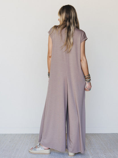 The Nest Davina Wide Leg Jumpsuit - Coco