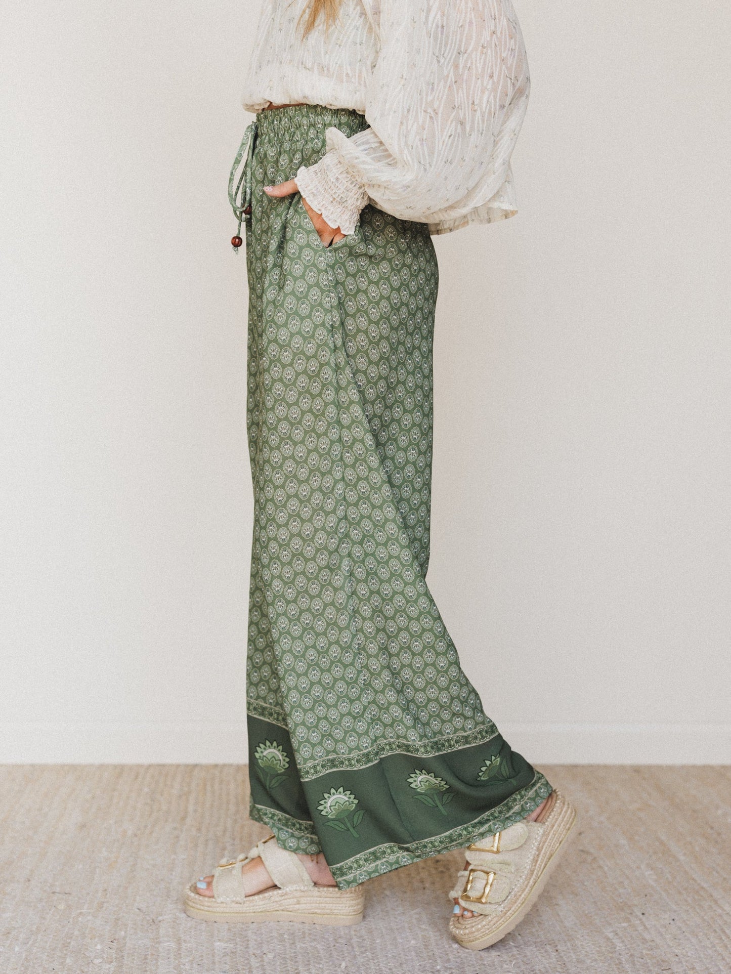 The Nest True Wanderer Pants - Sage