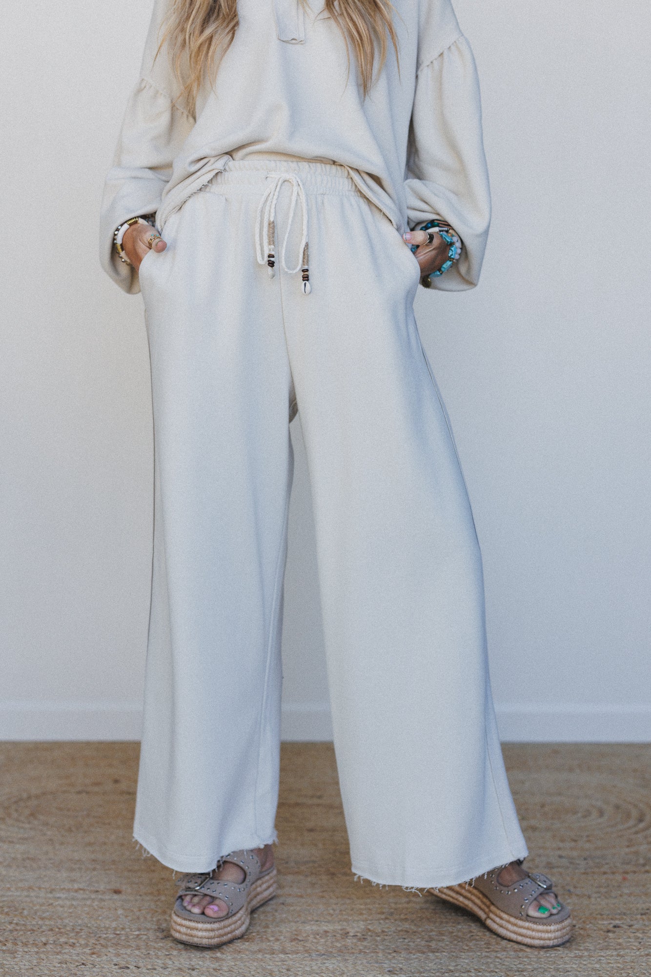The Nest Laid Back Pants - Beige