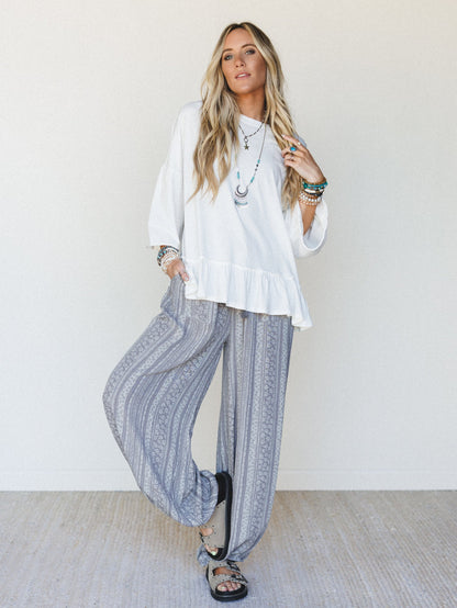 The Nest Ashlynn Rose Jogger Pants - Gray