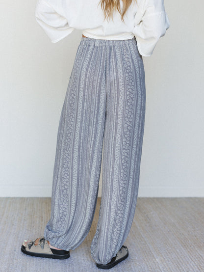 The Nest Ashlynn Rose Jogger Pants - Gray