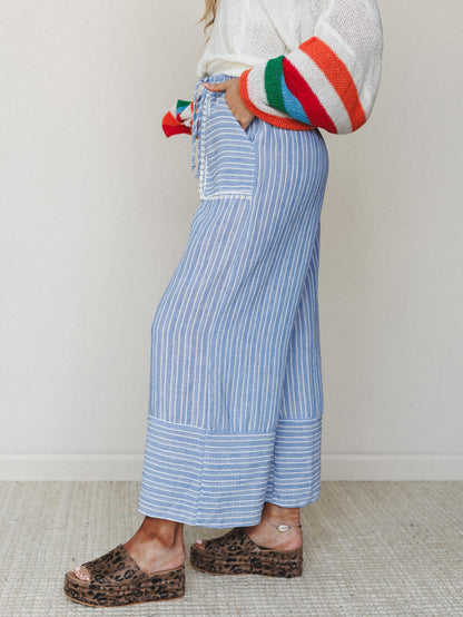 The Nest Easy Sunday Pants - Chambray